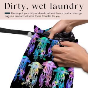 ZCYXUUW Waterproof Wet Bag for Swimsuits & Travel | Reusable Jellyfish Bag - Image 3