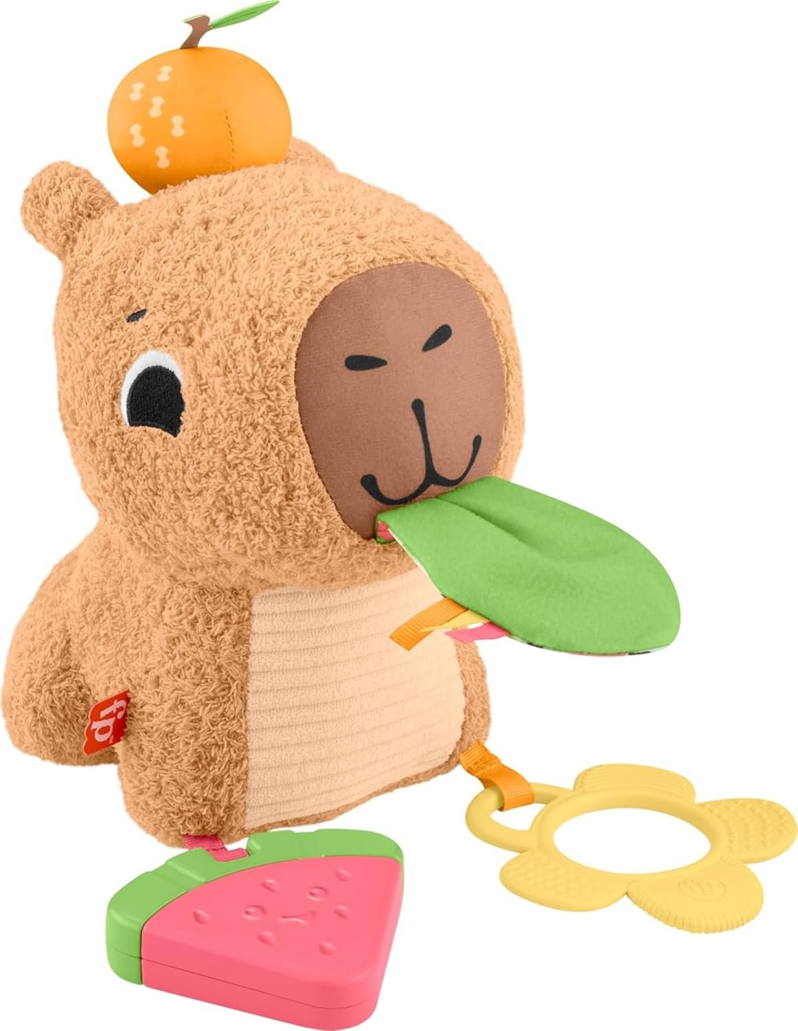 Fisher-Price Snuggly Snacky Capybara Plush Toy