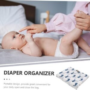 HOOTNEE Reusable Diaper Storage Bag - Multi-Functional Travel Organizer - Image 6