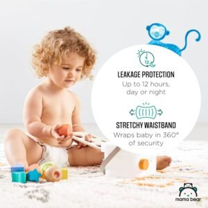 Mama Bear Gentle Touch Diapers, Size 5, 132 Count (4 x 33 Pack) - Amazon Brand - Image 7