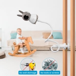 Adjustable Baby Monitor Mount for ieGeek Baby 1T, Bébé 4, Baby 7S & More - Image 6