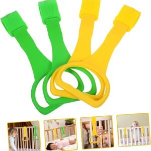 GALPADA 4pcs Portable Stand-Up Pull Rings for Newborn Walking Assist - Image 6