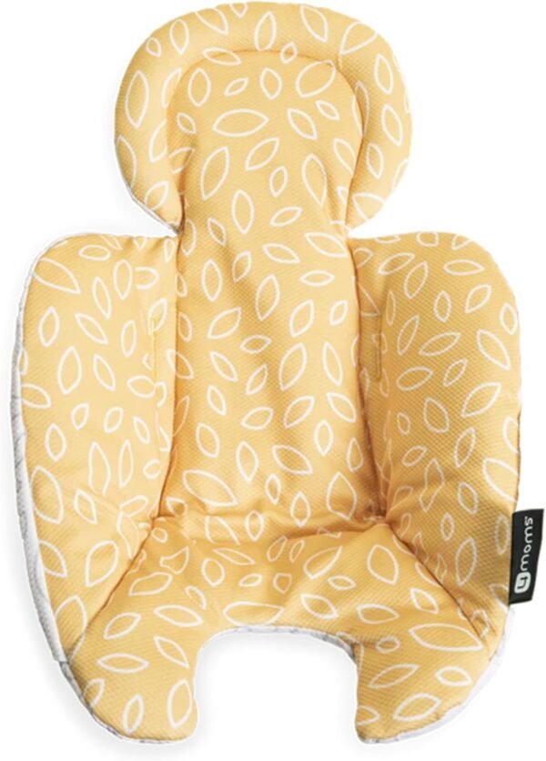 4moms RockaRoo and MamaRoo Infant Insert for Newborn Baby and Infant, Machine Washable, Cool Mesh Fabric, Reversible Design, Yellow