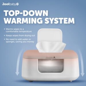 TinyBums Baby Wipe Warmer & Dispenser with LED Light - Jool Baby (Grey) - Image 4