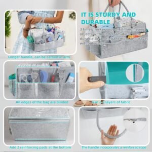 2025 Ayakol Baby Diaper Caddy Organizer | Must-Have Gift for New Moms - Image 6