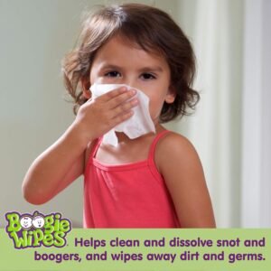 Natural Saline Nose Wipes for Kids & Babies, Unscented, 90-Count - Image 3