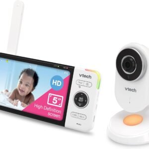 VTech VM818HD 5" Video Monitor: 720p HD, Night Light, 1000ft Range, 2-Way Talk - Image 12