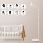 GOOZIE Baby Monitor Mount Floor Stand Holder Compatible with Most Universal Camera Models Boifun, Eufy, ieGeek, Vtech, VTimes, Hello Baby Monitor Stand Adjustable Height Baby Monitor Mount