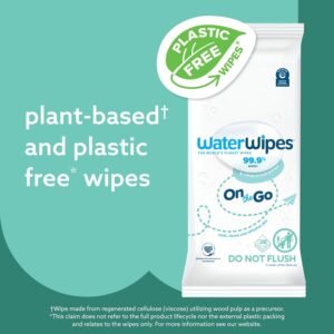 WaterWipes Travel Wipes – 99.9% Water-Based, Unscented, Hypoallergenic, 224 Count - Image 5