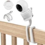 Huafly Baby Monitor Mount for VTech VM5463 Video Baby Monitor,No Drill Wall Mount Flexible Camera Bracket with Base Indoor Home Security Camera Holder