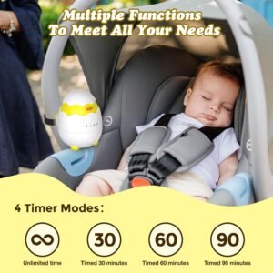HOTOIQ Portable Baby Rocker Vibrator - Adjustable Speed & 5 Intensities - Image 3