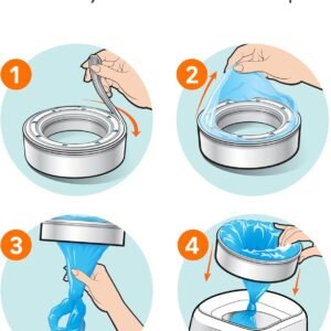 Playtex Diaper Genie Refill - 3 Pack of 270 Count | Total 810 Counts - Image 4