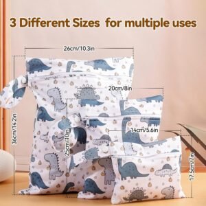 3 Pack Waterproof Wet Bags - Smell Proof Travel Essentials for Women - Image 2