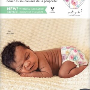 Honest Company Size 0 NB Diapers - Rose Blossom Design - Image 2
