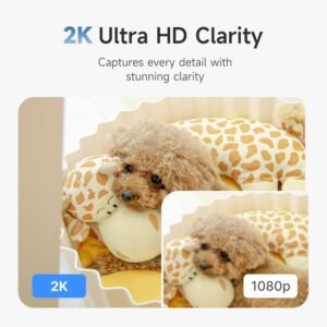 2K Indoor Security Camera with 360° Pan/Tilt & Night Vision | Noorio CL200 - Image 9