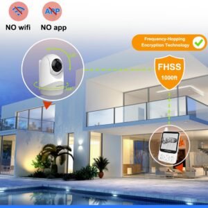 Baby Monitor No WiFi - Portable Battery, Night Vision, 2-Way Audio, 1000ft Range - Image 5