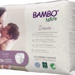 Bambo Nature Hypoallergenic Baby Diapers, Eco-Labelled Diapers, Enhanced Leakage Protection, Totally Chlorine-free - Size 1 (36 Count)