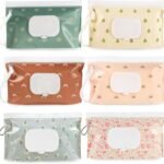 6 Pack Portable Baby Wipes Dispenser