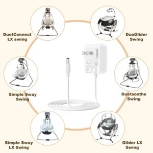5V 2A Baby Swing Power Cord - 6ft Replacement for Graco Models & Adapters - Image 4