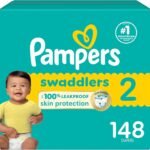 Pampers Swaddlers Size 2 Newborn Diapers