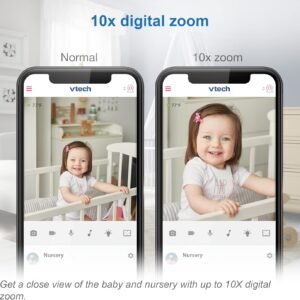 VTech RM9751 1080p WiFi Baby Monitor with Night Light & Remote Access - Image 9