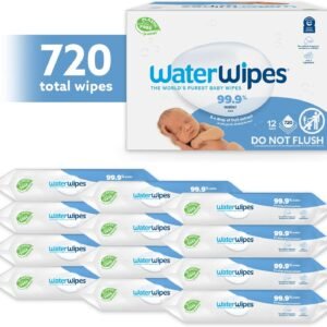 WaterWipes Original Baby Wipes - 99.9% Water, Unscented, Plastic-Free, 720 Count - Image 2