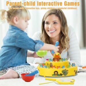 3-in-1 Fishing Games for Toddlers | Duck Bouncy Toys | Birthday Gift Ideas - Image 5