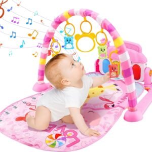 3D Baby Playmat with Piano & Ring Bell – Safe Kick & Play Gym for Toddlers - Image 7