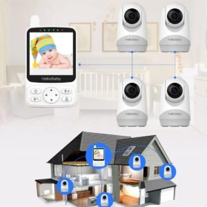 Baby Monitor No WiFi - Portable Battery, Night Vision, 2-Way Audio, 1000ft Range - Image 7