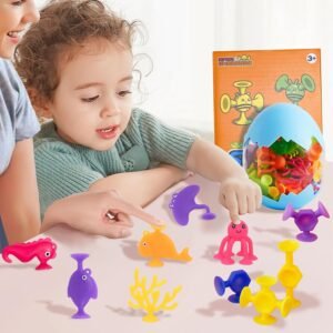 32 PCS Ocean Animal Bath Toys for Kids | Suction Cup Toddler Fun - Image 4