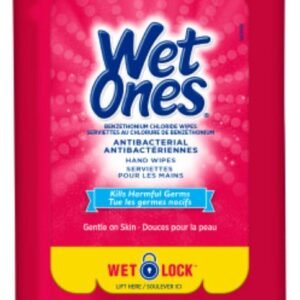 Wet Ones Antibacterial Hand Wipes, Fresh Scent, Wet Wipes, 20 Count (Pack of 10)