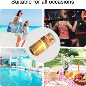 ATTX 2-Pack Waterproof Wet Dry Bags | Palm Tree Reusable Storage for Travel, Beach & Gym - Image 6