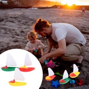TOYANDONA 3-Pack Mini Speed Boat Bath Toys for Kids - Floating Fun! - Image 3