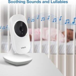 VTech VM819-2 Baby Monitor with 2 Cameras, 2.8” Screen & Night Vision - Image 8