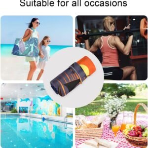 Siphylline Mess-Proof Baby Wet Bags 2-Pack | Swimsuit & Daycare Use - Sunset Boat Red & Blue - Image 5
