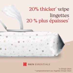 Huggies Skin Essentials Baby Wipes, Hypoallergenic, 99% Water, 560 Count - Image 4