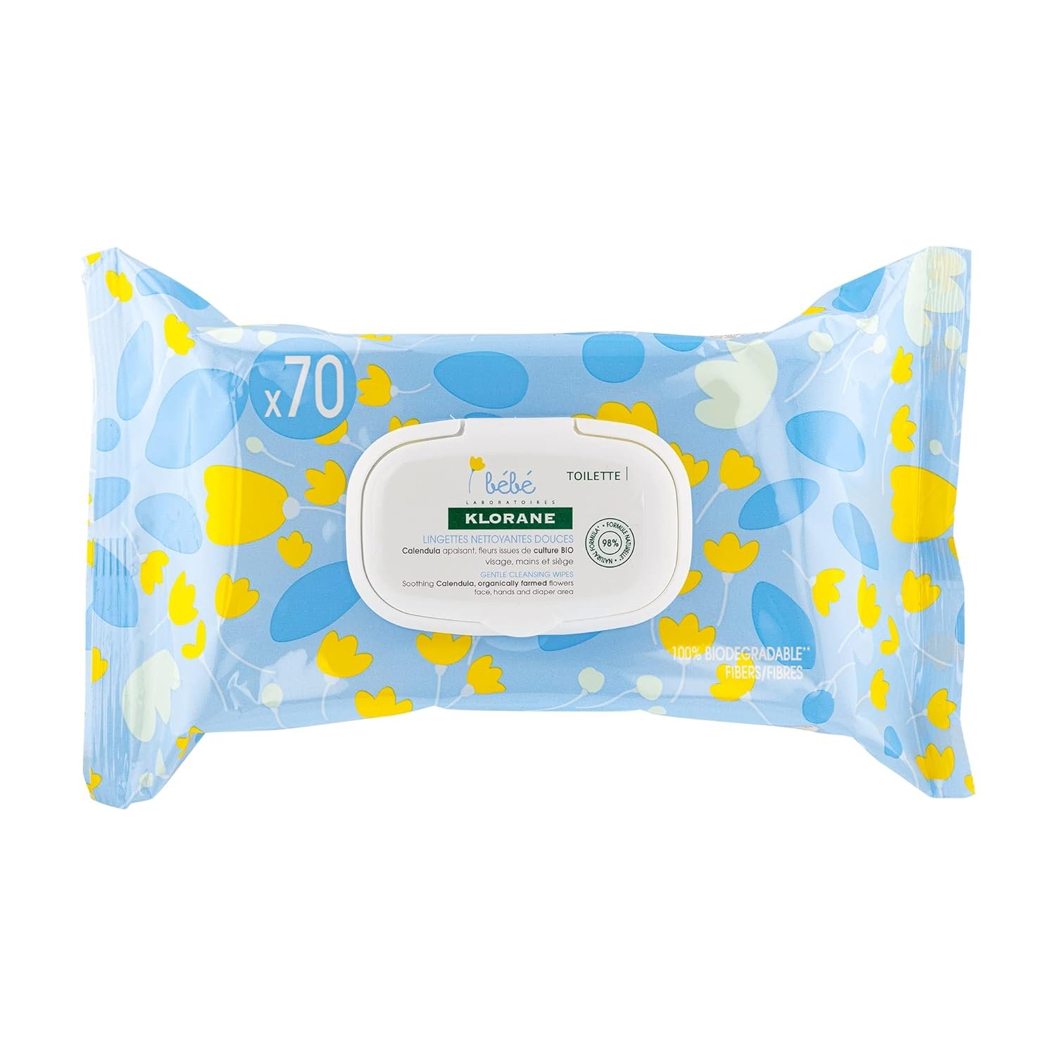 Klorane Baby Gentle Body Wipes with Calendula