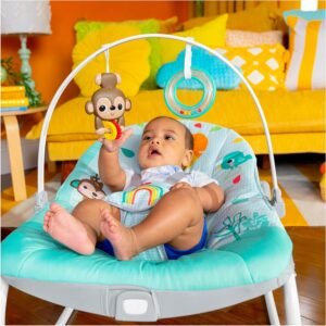 Bright Starts Wild Vibes Infant to Toddler Rocker with Vibrations, Unisex - Image 3