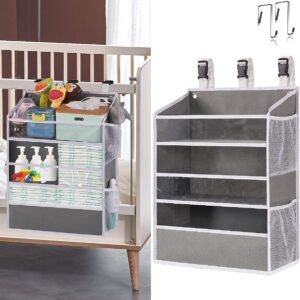 WishJazz Hanging Diaper Caddy Organizer
