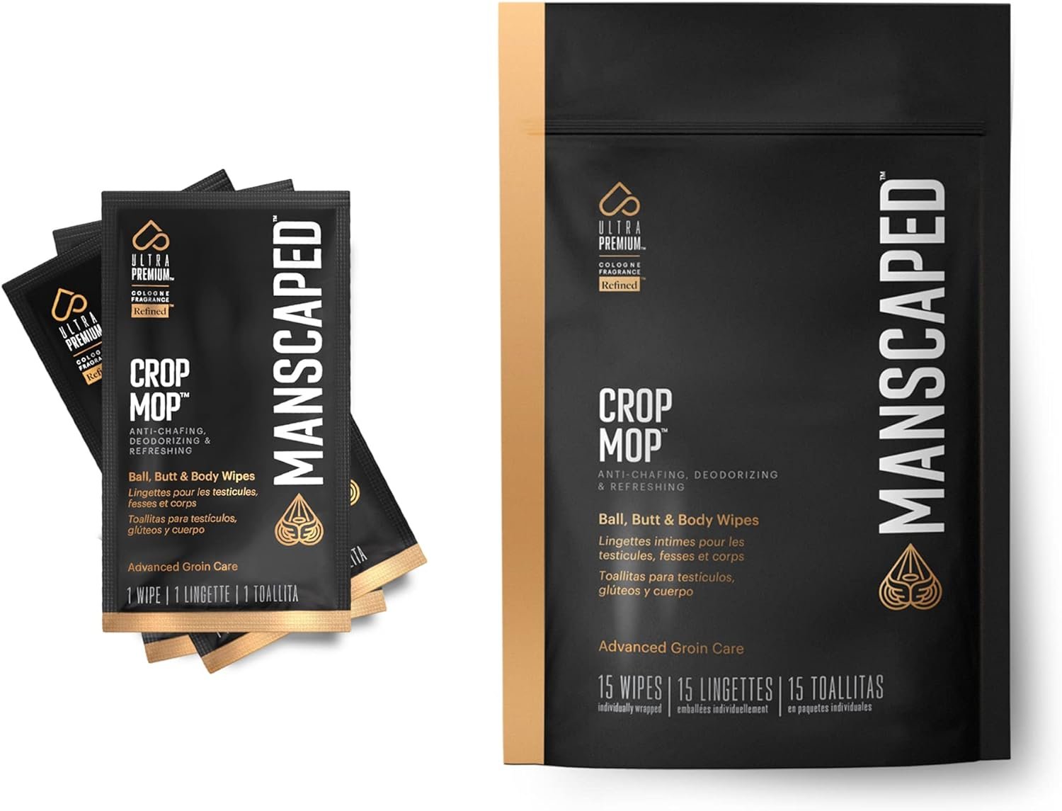 MANSCAPED® Crop Mop® Ball Wipes for Men