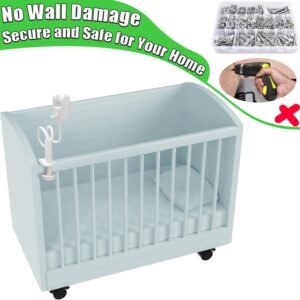 Upgraded VTech Baby Monitor Mount | 31.5" Flexible Crib Holder - No Tools Needed - Image 5