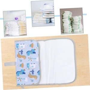 Portable Folding Diaper Changing Pad Mat – Travel-Friendly Grey Design - Image 3