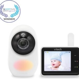 VTech RM2751 Baby Monitor: 1080p WiFi Video, 2.8" Display, Night Light - Image 4