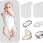 Baby Change Mat, 3Pcs Waterproof Nappy Changing Mat, Travel Foldable Reusable Diaper Changing Pad for Home Outside Baby Travel Essentials