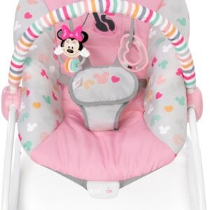 Minnie Mouse Infant to Toddler Rocker & Seat with Vibration, Toy Bar - Image 11