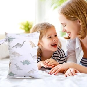 Wet Dry Bags for Baby Diapers | 3 Pack Waterproof Travel Bags - Image 7