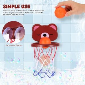 Suction Cup Basketball Hoop for Toddlers | Mini Outdoor Toy Set 1-3 - Image 5