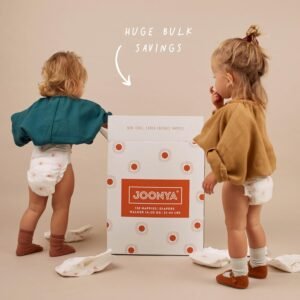 Eco-Friendly Joonya Baby Diapers Size 1 XS (4-9 lb) - 32 Count, Non-Toxic - Image 6