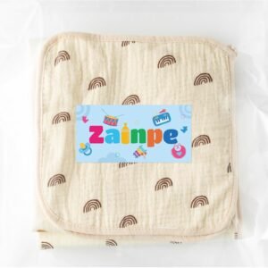 4Pcs Waterproof Muslin Baby Changing Pad Liners & Washcloth Set - Leak-Proof, Washable, 27.6” X 19.7” - Image 7