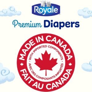 Royale Premium Size 4 Diapers (22-37 lb) - 156 Count, Disposable Baby Diapers - Image 2